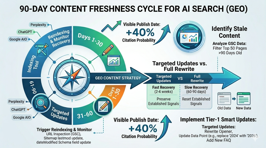 content freshness update cycle